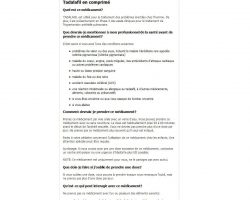 Acheter Cialis en ligne. Commander Cialis gnrique (Tadalafil).
Achat Cialis sans ordonnance 10 mg, 20 mg, 40 mg. - achatgeneriquecialis.net