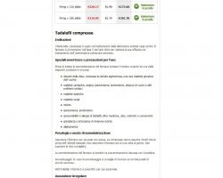 Acquisto Cialis Generico.Cialis Acquistare on line(Tadalafil).
Prezzo Cialis sin receta 10 mg, 20 mg, 40 mg. - acquisocialisgenericoitalia.net