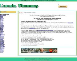 Canada Pharmacy. Prescription canadian drugs for less. - canada-pharmacy.com