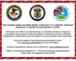 Domain Name Seized - rxdrugs365.com